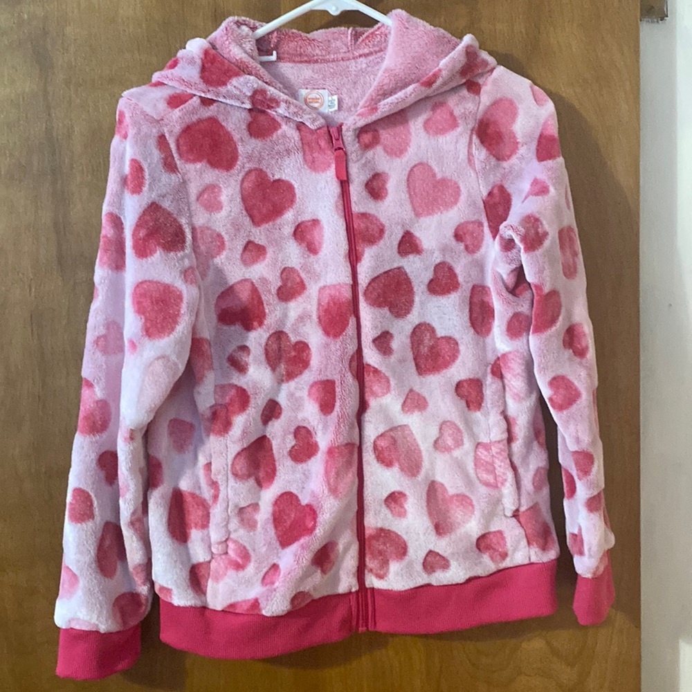 Wonder nation super soft fleece zip up hoodie.